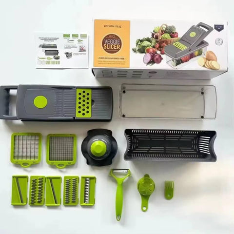 14-in-1 Multifunctional Food Cutter & Grater