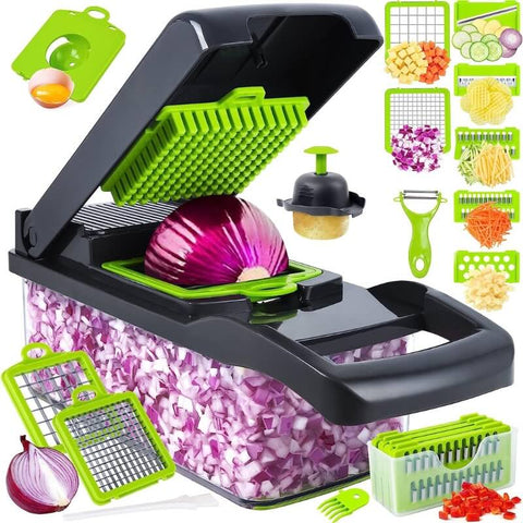 14-in-1 Multifunctional Food Cutter & Grater
